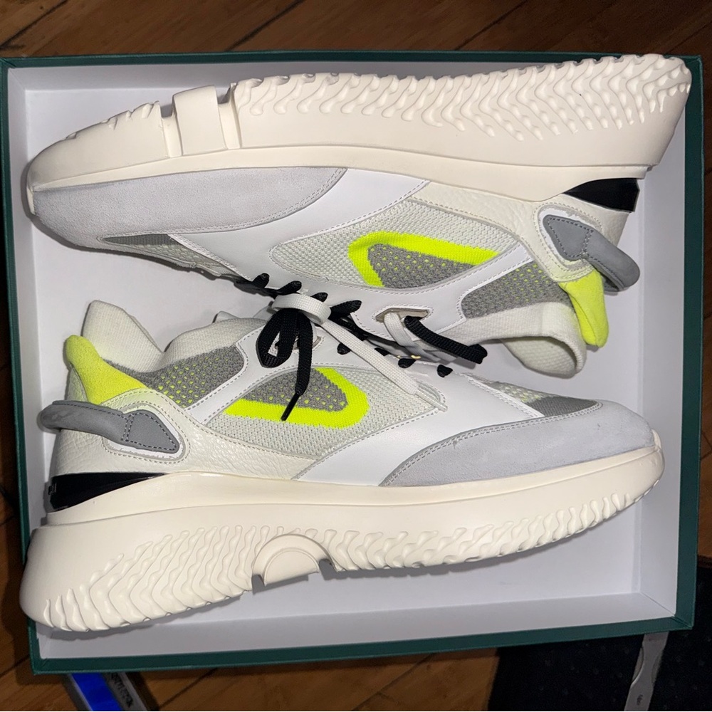 BUSICEMI  VELOCE 2 White and Neon Yellow   eu 43 / US 10